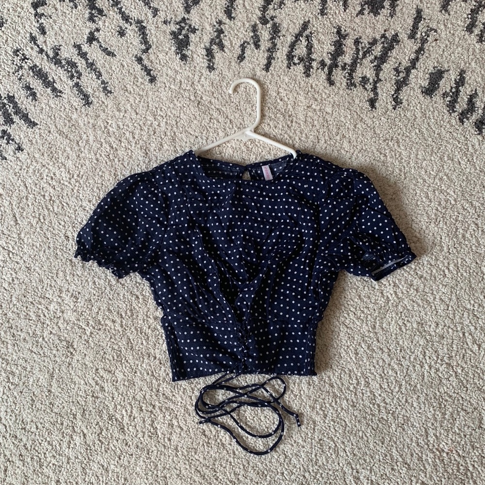 Polka dot top